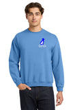 #136 WRHS, CREW, COLUMBIA BLUE, YOUTH & ADULT, PC78, DESIGN #2