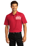 #056a DAYTON'S HEATING & COOLING PORT & AUTHORITY POLO RICH RED STYLE# K810