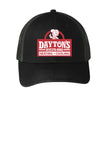#056a DAYTON'S HEATING & COOLING TRUCKER HAT BLACK/STEELE GREY STYLE# C112
