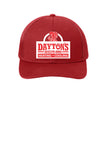 #056a DAYTON'S HEATING & COOLING TRUCKER HAT TRUE RED STYLE# C112