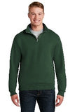 #102 BENDER LUMBER FALL 2025 1/4 ZIP CADET COLLAR COTTON/POLY SWEATSHIRT 995M