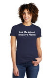 #006 SICIM LADIES SHORT SLEEVE TRIBLEND NAVY AL2008